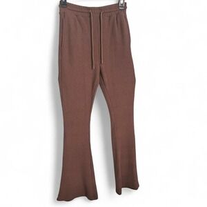 BETTER/TOGETHER WAFFLE KNIT FLARE PANTS